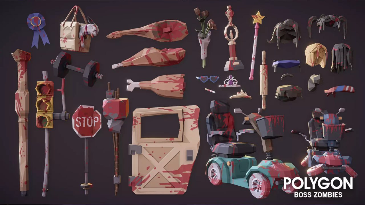 POLYGON Boss Zombies - Low Poly 3D Art by Synty📱 - изображение 6
